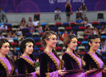 Bədii gimnastika çoxnövçülük üzrə qrup yarışları. Bakı, Azərbaycan, 17 iyun 2015